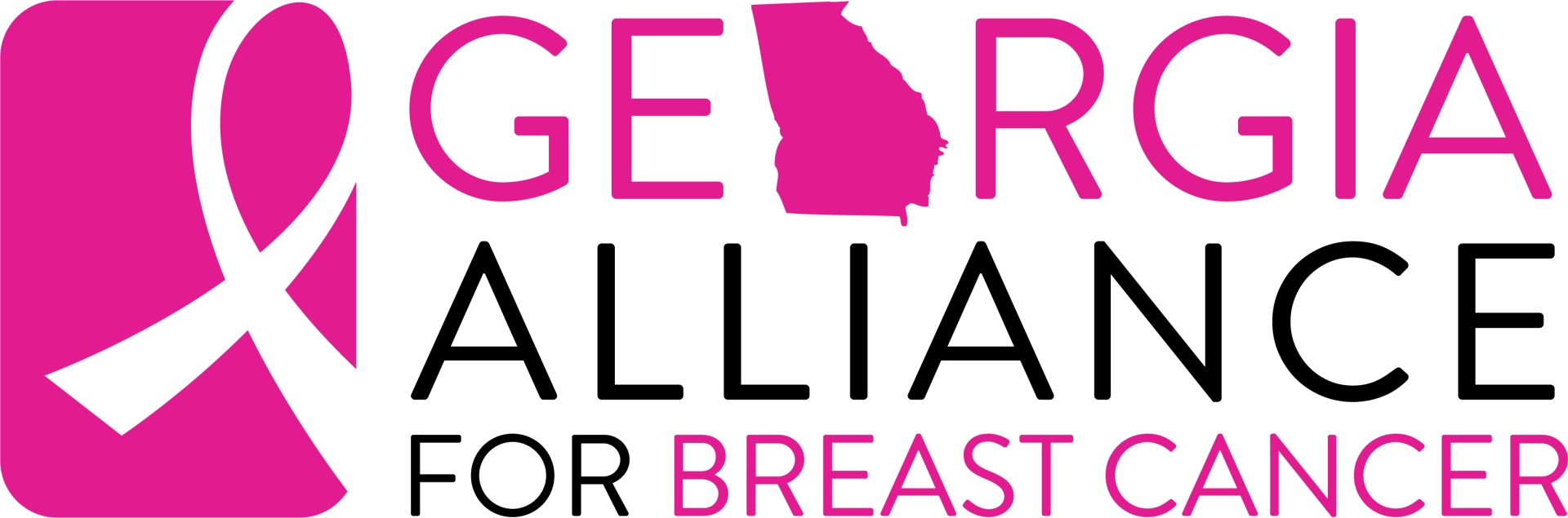 GAFBC Logo with Ribbon Pink-Black-2